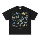 Vintage T-shirts Printed Short Sleeve T-Shirts Washed and Old Fall
