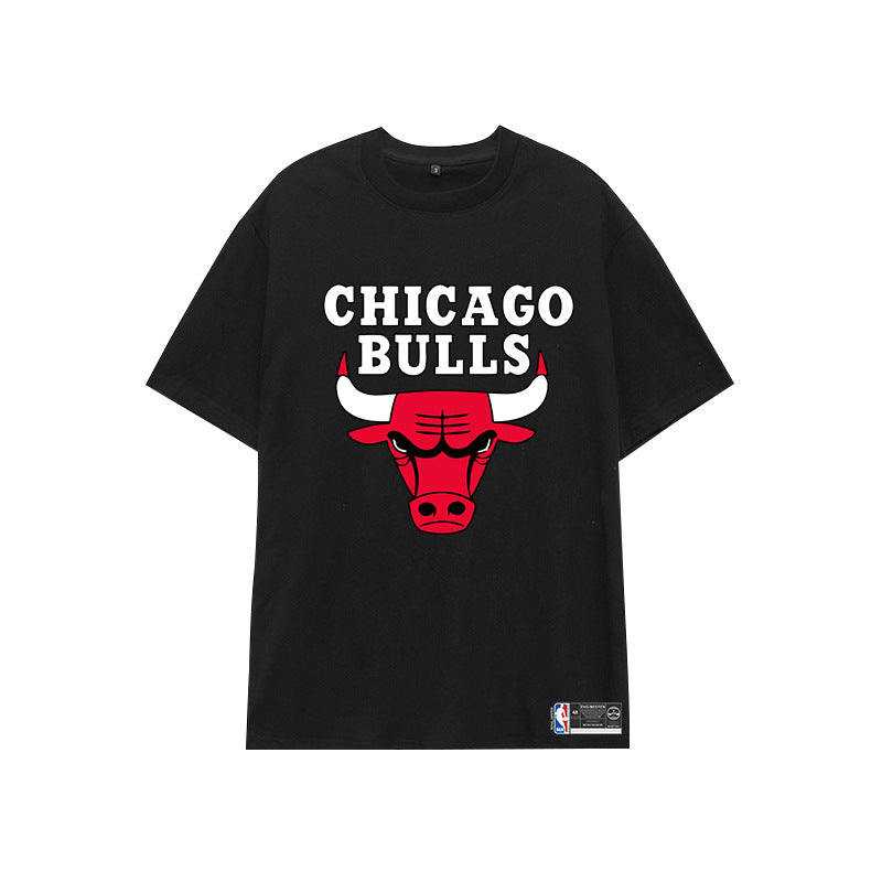 Basketball Sports T Shirt Nba23 Basketball Clothes Short Sleeve T-Shirt Men'S Loose Student Casual