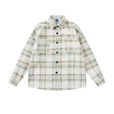 MIJKO Mens Jacket Plaid Loose Jacket Unisex