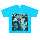 Film Star T Shirt Movie Andy Lau Short Sleeve Loose Retro American Street T-shirt