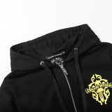CHH Chrome Heart Hoodie CH Sanskrit Cross Print Casual Loose Casual Hooded Sweater