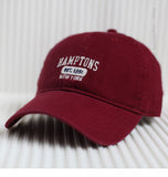 Hamptons Hat Embroidered Baseball Cap Women's Simple Casual