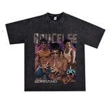 Film Star T Shirt Movie Bruce Lee Cotton Short Sleeve Loose round Neck American T-shirt Men and Women