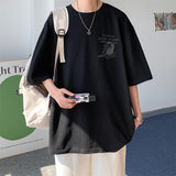 Nasa T Shirt Short Sleeve Men All-Matching Summer T-Shirt