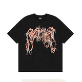 T-shirt dark high set ndy revenge thunder lightning logo