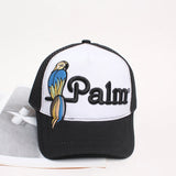 Plam Angle Hat Fashion Baseball Cap Bear Parrot Embroidery