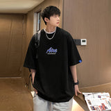 Nasa T Shirt Short-Sleeved T-Shirt Men'S Summer Clothes Loose Teen