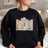 Writer Books Graphic Sweatshirt Girl