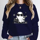 Halloween Ghost Print Pullover For Women New Hoodies