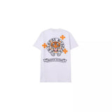CHH Chrome Heart T Shirts Color Scroll Tiger Head Pattern Short Sleeve T-Shirt