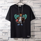 Basketball Sports T Shirt Summer Cotton Short Sleeve T-Shirt Male Student Basketball Sports Loose