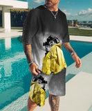 Heisenberg T Shirt T-Shirt Short Sleeve Suit 3d Deadly Poison Artist Printed Casual Sports