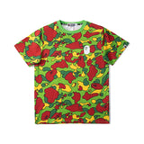 Aape T-Shirts Camouflage Print Short Sleeve Men and Women Couple Casual Loose-Fitting T-shirt