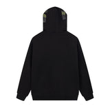 Aape Hoodie Men's Cartoon Pullover Velvet Padded Hooded Sweatshirt