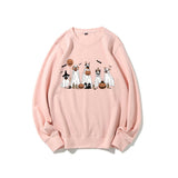 Halloween Sweatshirt Retro Dog Ghost