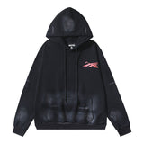 Mens trendy Hoodie & Pants Wash Water Make Old Hoodies Sweater Trousers