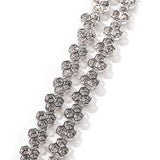 Chains Hip Hop Honeycomb Tennis Chain Copper Inlaid Zircon Necklace St. Valentine's Spectrum