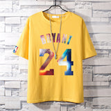 Basketball Sports T Shirt Cotton Short-Sleeved T-Shirt Men'S Sports Half Sleeve Nba Basketball Clothes Loose