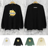 Purple Brand Long Sleeve T-Shirt Fashion Loose Long Sleeve Top