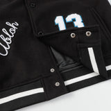 Off White Jacket Autumn OW Heavy Industries Cartoon Pattern Embroidered Woolen Jacket