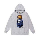 Bathing Ape Hoodie Autumn/Winter Letter Print Loose Hoodie Pullover Ape Sweater