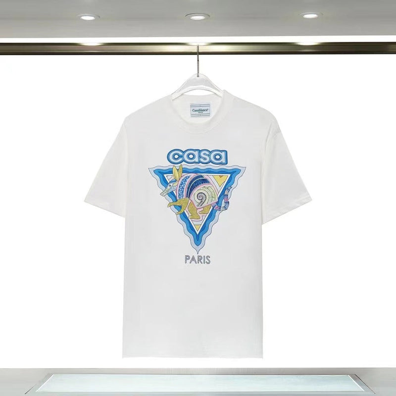 Casablanca T Shirts Fashion Casual Crew Neck Tee
