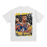 Nba T Shirt Curry Printed Short-Sleeved T-shirt European and American Fashion Brand Top