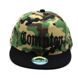 Compton Hat Hip Hop Snapback Flat Bill Cap