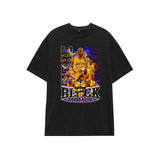 Basketball Sports T Shirt Pure Cotton Loose Short Sleeve T-Shirt Men'S Lakers Kobe Basketball Sports Half Sleeve Clothes