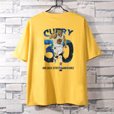Basketball Sports T Shirt Curry Sports Short-Sleeved T-Shirt Male Student Korean Style Loose