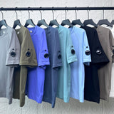 Cp Company T Shirts Summer Casual Loose Crew Neck Pullover