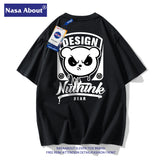 Nasa T Shirt Loose Cotton Short Sleeve T-Shirt Trendy Half Sleeve