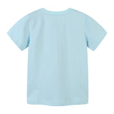 Boy T Shirt Short Sleeve T-shirt Summer Children's round Neck Cartoon Print