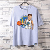 Basketball Sports T Shirt Summer Warrior Curry 3 Basketball Sports Breathable Short Sleeve T-Shirt Male Student