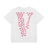 Vlone T Shirt Spring Summer Red Lip Pattern