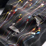 DSQ2 Short Jeans Ripped Patch Slim-fit Stretch Denim Shorts