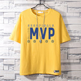 Basketball Sports T Shirt Curry Champion Pure Cotton Loose Short Sleeve T-Shirt Male Student Handsome Casual