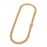 Chains 18K 10mm Clavicle Chain Zircon Cuban Chain Spectrum Royalty