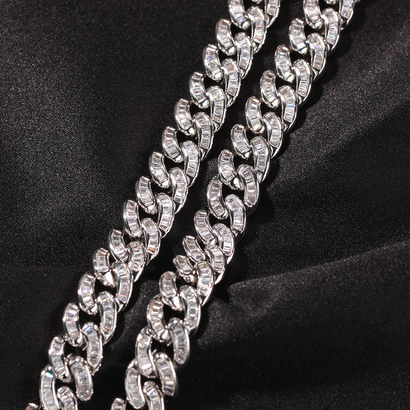 Chains Hip Hop Full Diamond Gold Plated Cuban Necklace Necklace Spectrum