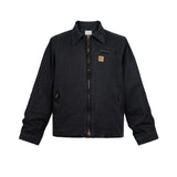 MIJKO Mens Jacket Two-way Zipper Cotton Jacket