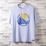 Basketball Sports T Shirt Summer Warriors Curry 30 Student Basketball Sports Breathable Short Sleeve T-Shirt Men