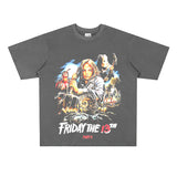 Film Star T Shirt Old Movie Black Friday Cotton Loose Nostalgic Short Sleeve Printed T-shirt