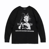 ERD Sweatshirt Farewell to the Ground Printed Punk Rock round Neck Long Sleeve T-shirt