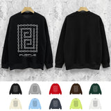 Purple Brand Sweatshirt Loose Crew Neck Sweater