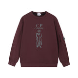 Cp Company Sweatshirts Autumn and Winter Solid Color Sweatshirts Men and Women