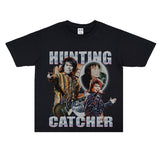 Film Star T Shirt Loose Heavy Retro Street Cotton American T-shirt Men and Women