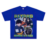 Film Star T Shirt Rock beyond Band Printed Loose Retro Cotton T-shirt for Men and Women