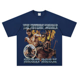 Film Star T Shirt European and American Classic Movie Crazy Max Loose Cotton American T-shirt