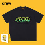 Drew T Shirts Smiley T-shirt Graffiti Printing