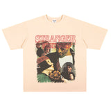 Film Star T Shirt Movie This Killer Is Not Too Cold Trendy Pure Cotton Short Sleeve Loose T-shirt Men and Women
